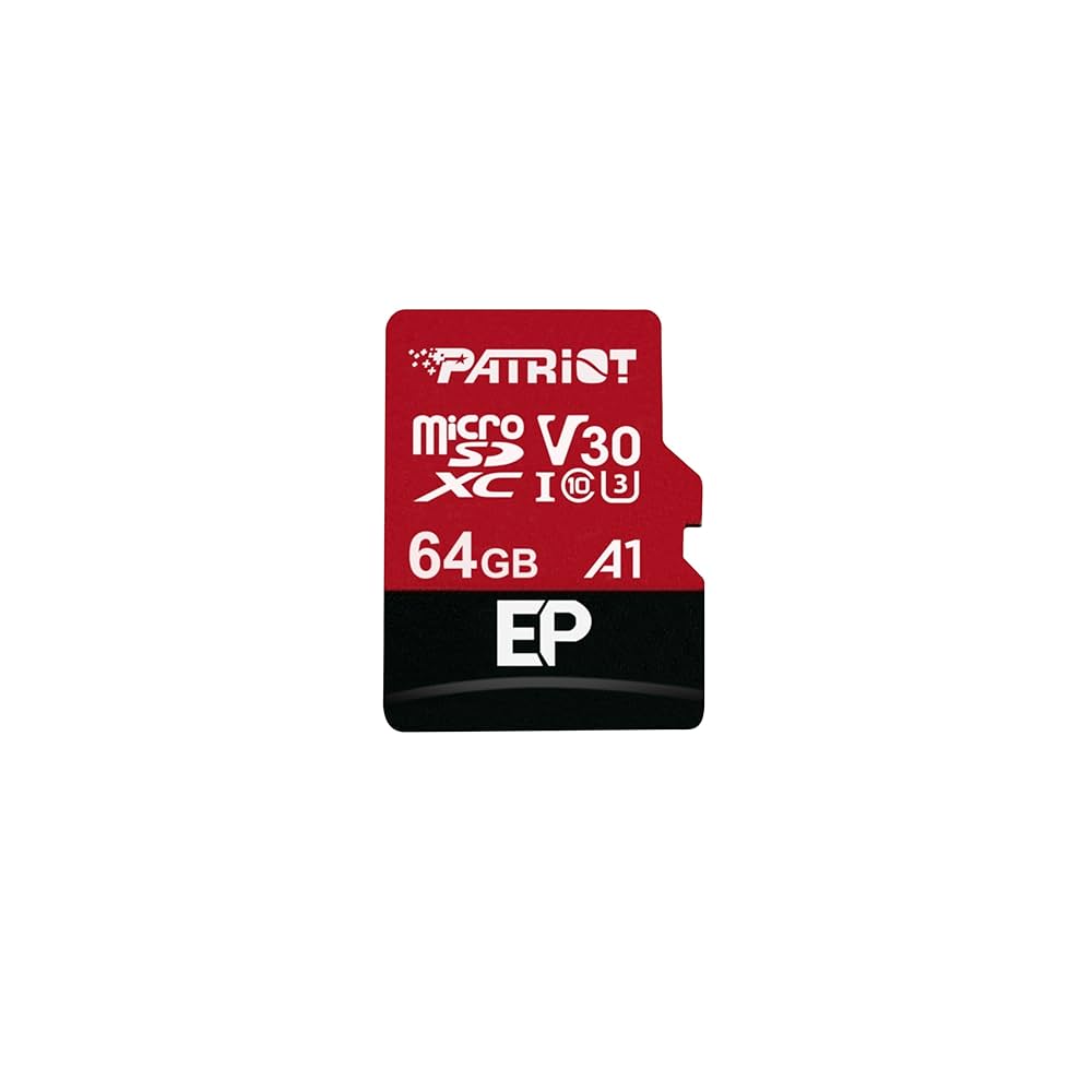 Amazon | Patriot Memory MicroSD A1 V30 64GB Android